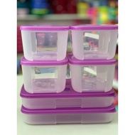Tupperware Freezermate 650ml 550ml purple