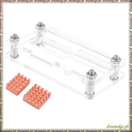 [S D K G] Acrylic Case for  Zero 2W  Zero 2W Motherboard Protective Case Compatible Heat Sinks Easy 