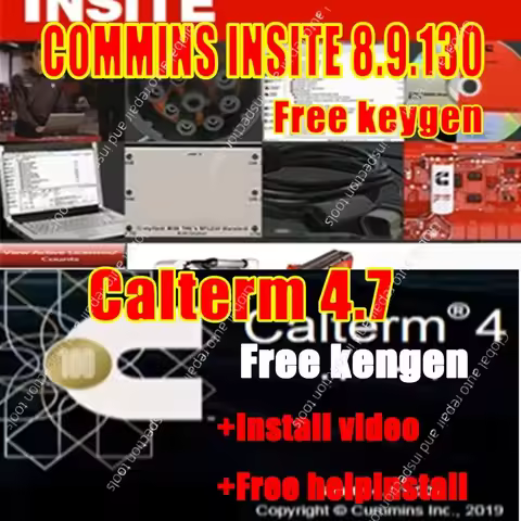 Newest Cummin Insite 8.9 PRO Engine Diagnostic Software free Keygen + Calterm 4.7 MetaFiles v4.7.1.0