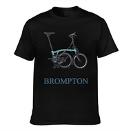 Hipster tshirt for men Brompton Folding Bike Cotton Short Sleeve Birthday Gift