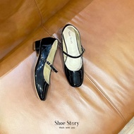 Shoe Story รองเท้าส้นบล็อก : รุ่น Mary Jane Mid Heels