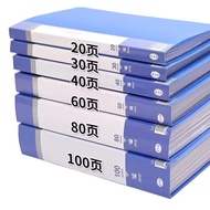 A4 Folder Transparent Insert Info Booklet Multi-Layer Storage Box Large Capacity Test Paper Storage Bag File Binder Office Supplies Folder Student Paper Loose-Leaf Primary School Student Award Collection Book