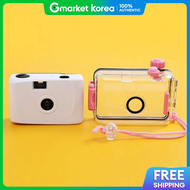 Toy Camera 913Dat77 Newtro Waterproof White Pink Reusable Camera