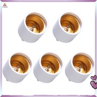 【Ready Stock】 LED Lamp Adapter Gu24 to E26 E27 Light Bulb Holder White Conversion Transverter zhixia