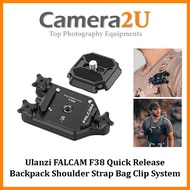 READY STOCK Ulanzi FALCAM F38 Quick Release Backpack Shoulder Strap Bag Clip System Tripod Mount for