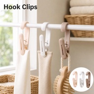 Multi Function Hook Clip Double Head Binder Clip Hook Hanging Fixing Bathroom Tool Storage E8c9