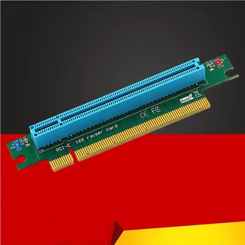 PCIE 16X Slot Riser PCI Express X16 3.0 Reverse Card Riser for Video Card Raiser + Power Indicator F