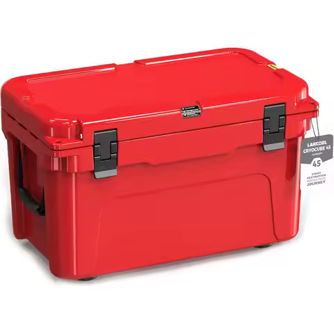 45QT Rotomolded Hard Cooler, Portable Ice Chest with 3-Inch Insulation, Heavy-Duty Beach Cooler for 