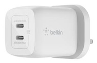 全新 Belkin BOOST↑CHARGE PRO 雙 USB-C GaN PPS 65W 家用式充電器
