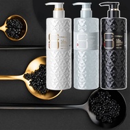 (3PCS) Caviar Hair Shampoo Anti-dandruff Syampu Rambut Caviar Conditioner Hair Mask Refreshing Oil C