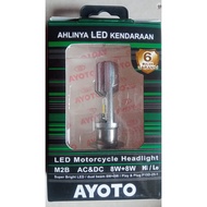 Sell LED Lamp MOTOR AYOTO M2B AC DC H6 T19 M5 8+8WATT
