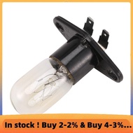 (E L X I) 1Pc Microwave Oven Global Light Lamp Bulb Base Design 250V 2A Replacement Universal