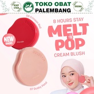 WARDAH Cream Blush On Macaroon Colorfit Melt to Pop Cream Blush - With Vitamin E, cream-to-powder te