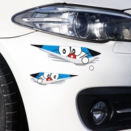 car sticker honda sticker  car door  car accessories Doraemon Car Stickers Covering Scratches Decor Car Window Body Bumper Rearview Mirror Decals