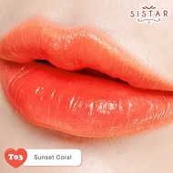 Sistar Official ซิสต้าร์ กลอสซี่ ฟิกซ์ ลิป ทินท์ ฉ่ำวาว (ยกกล่อง 3 แท่ง) มี 5 สี