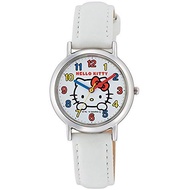 CITIZEN Citizen Q &amp; Watch Analog Hello Kitty Waterproof Leather Belt Ladies White Q&amp;Q HK15-001