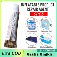 【Dikirim dlm 24jam】 5Pcs Lem Patch Bahan Pvc Untuk Reparasi Kasur Angin Sofa - Lem Perahu Karet