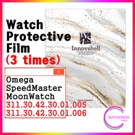 Protection Films for Omega SpeedMaster MoonWatch (3 times) 311.30.42.30.01.005 / Scratch &amp; Contamination Prevention Stickers Film / watch care