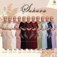 HOT ITEM SAKURA KEBAYA MODEN | KURUNG KEBAYA LACE SULAM DUCHESS SATIN | BAJU RAYA NIKAH KAHWIN PLUS SIZE S-4XL