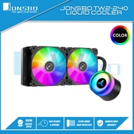 [READY STOCK] JONSBO ANGELEYES TW2-240 PRO RADIATOR CPU AIO LIQUID COOLER (Color)