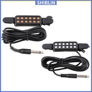 SHIN   P-012 Guitar Pickup Acoustic Folk Guitar Sound Pickup Acoustic Guitar Transducer Amplifier No Drilling Easy