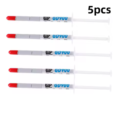 1/5pcs GD900 CPU Cooler Thermal Grease Paste CPU VGA LED LCD Cooling Fan Heatsink