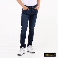 Freego Mens Denim Long Pants Slim Tapered Fit Stretch GSB23-0055