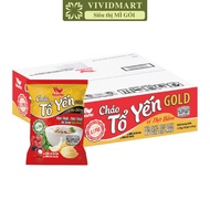 [BOX OF 30 PACKAGES] - YEN LOC PHAT - Gold Yen Loc Phat bird's nest porridge with minced meat flavor