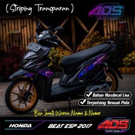 STIKER BEAT - STRIPING BEAT ESP 2017 TRANSPARAN UV