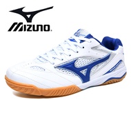 2025 Mizuno FANG PRO รองเท้าแบดมินตันของแท้สำหรับผู้ชายกันลื่นรองเท้าออกกำลังกายการแข่งขันเฉพาะของนั