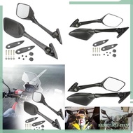 [SzxmkjbdMY] 2 Pieces Side View Mirrors Motorcycle Bar End Foldable Round Rearview Mirrors Universal