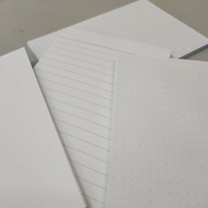 50pcs A6 Grid / Dot / Line Loose Leaf / Insert Paper / Bullet Journal Paper / 80gsm A6 Paper