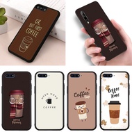 Huawei Y6 Pro Y6S 2019 Y6 Prime 2018 Y7 Prime Coffee pattern Soft Silicone Phone Case