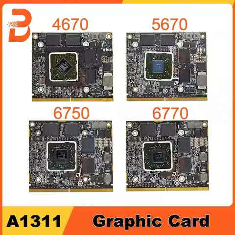Tested Original HD4670 HD5670 HD6770 HD6750 VGA Video Card For iMac 21.5" A1311 Graphics Card 256MB