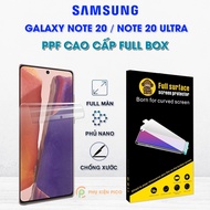 Dán màn hình Samsung Note 20 / Note 20 Ultra chính hãng Moxiao Xing PPF cao cấp full màn hình dẻo tr