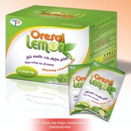 Oresol Lemon Vị Chanh Bổ Sung Điện Giải Chống Mất Nước Đi Ngoài Vận Động Nặng Ra Nhiều Mồ Hôi - Hộp