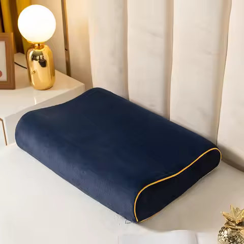 Latex Pillow Case Cover 30x50 40x60 Flannel Pillow Case High Quality Solid Color Pillowcases