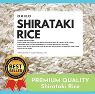 Shirataki Rice | Shirataki Dry Rice | Dry Shirataki Noodles | Dried Shirataki Rice Available in 100g