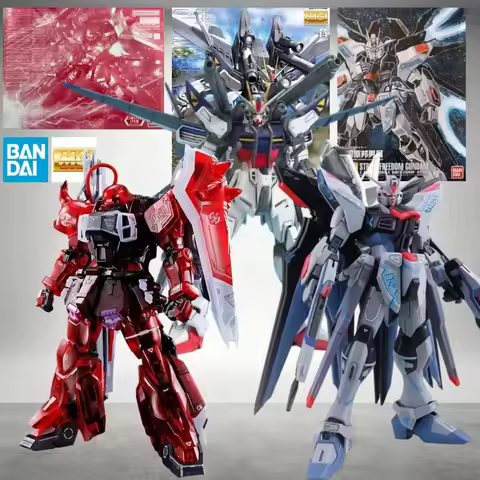 Bandai MG 1/100 Strike E IWSP Lucas, Lunamaria Clear Zaku Warrior & Strike Freedom Okawara Exhibitio