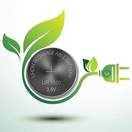 Rechargeable battery LIR1620 - replaces CR1620 button cells on all your devices