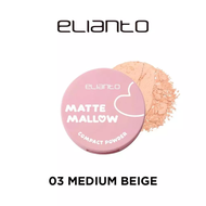 Elianto Matte Mallow Compact Powder | Ringan Lembut | Lightweight | Smooth Formula