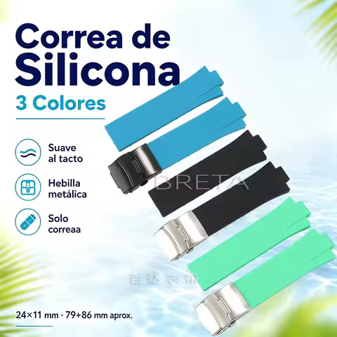 24x11mm 22x10mm Convex End Silicone Watch Band Soft Rubber Strap Replacement for ORIS AQUIS DIVERS 0