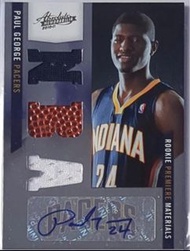 Paul George Nba card 球衣加簽名