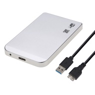 Slim Super Speed 6Gbps Aluminum 2TB 2.5" SATA SSD HDD Hard Disk Drive Box USB 3.0 External Enclosure