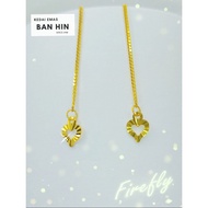 916 Gold Drop Earrings / Subang Jarum Emas 916-10KX213