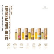 Akasha Natural Cosmetics Set of Tara Perfumes (15ml x 5)