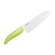 Kyocera 160mm Ceramic Chef's Santoku Knife (Natural Green)