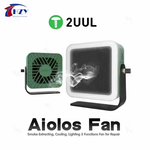 2UUL Lighting Cooling Smoke Extractor Multi-functional Cool Down Mini Fan 3 in 1 USB Charging for Ph