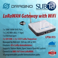 Dragino LPS8N LoRaWAN IoT Gateway with WiFi LPS8-915 LoRa WAN Pico Station TTN The Things Network 91