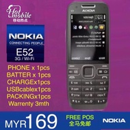 Original NOKIA E52 2nd Renew.Set Telefon 原装诺基亚 E52 二手翻新手机、